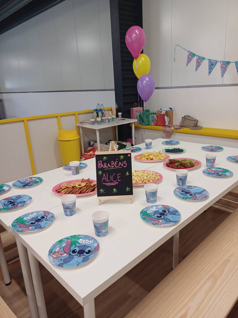 Zona de festas de aniversário no Zukki Park 1